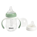 Beaba - 2-In-1 Bottle To Sippy Training Cup, Sage Image 1