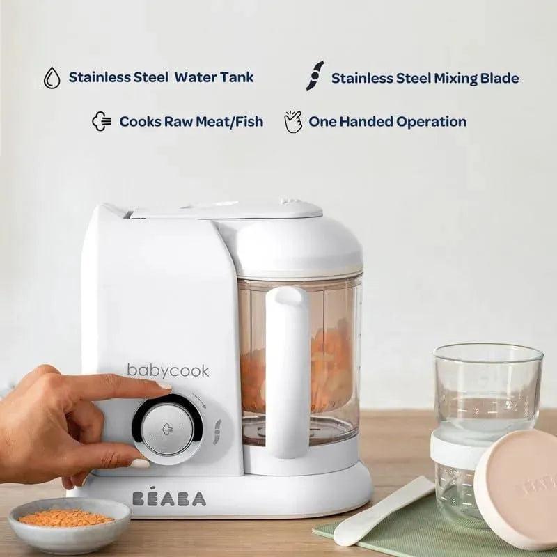 Beaba - Babycook Solo 4 in 1 Baby Food Maker, Rose Gold Image 3