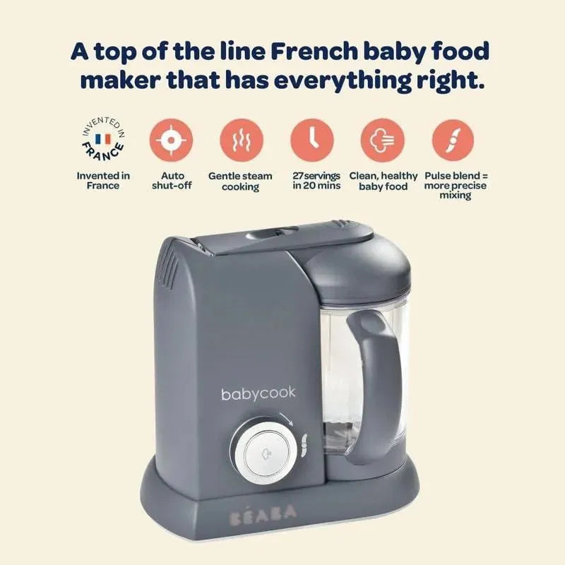 Beaba - Babycook Solo 4 in 1 Baby Food Maker, Rose Gold Image 6