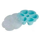 Beaba - Multiportions Silicone Baby Food Storage Container, Rain Image 3