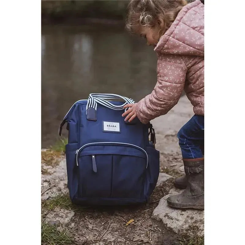 Beaba - Wellington Diaper Bag Backpack, Navy Image 2