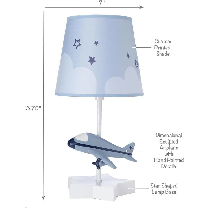 Bedtime Originals - Little Aviator Lamp W/Shade & Bulb  Image 4