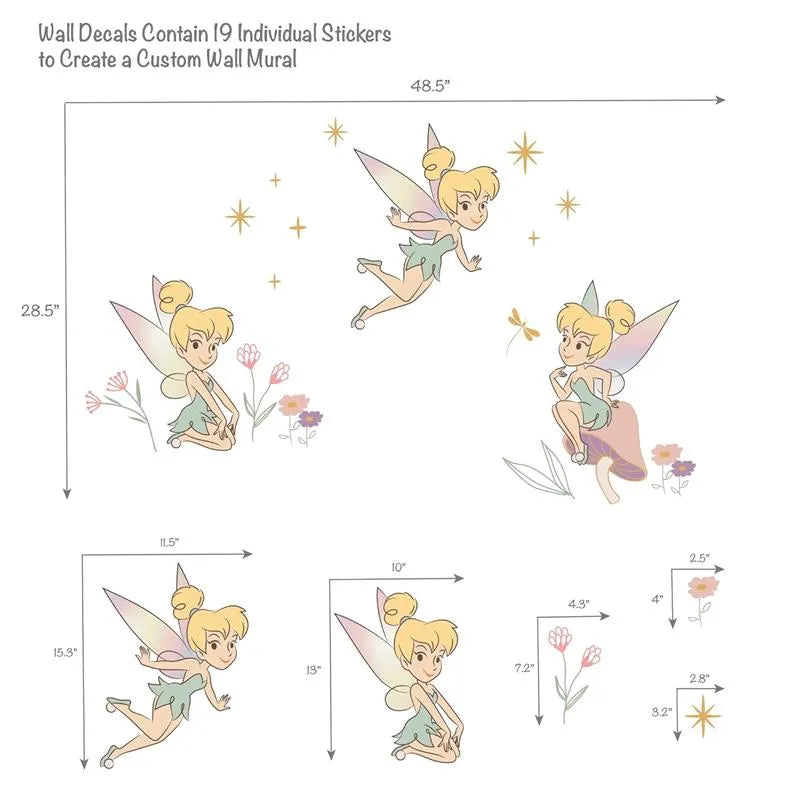 Bedtime Originals - Tinker Bell Wall Decals Image 3