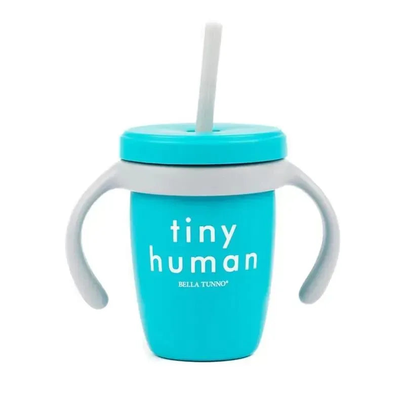 Bella Tunno - Happy Sippy Straw Lid, Silicone, BPA Free, Tiny Human Image 1