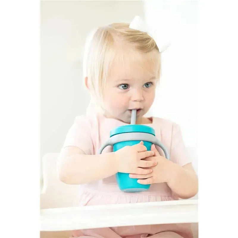 Bella Tunno - Happy Sippy Straw Lid, Silicone, BPA Free, Tiny Human Image 2