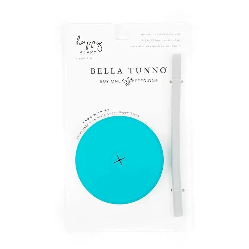 Bella Tunno - Happy Sippy Straw Lid, Silicone, BPA Free, Tiny Human Image 4