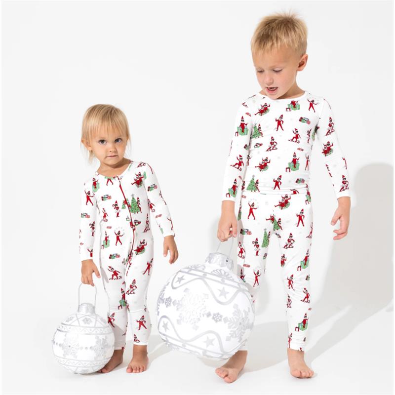 Bellabu Bear - Christmas Pajamas: The Elf On The Shelf Bamboo Sleepwear Image 3