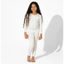 Bellabu Bear - Milk And Cookies Pink Kids Bamboo Pajamas Image 1