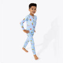 Bellabu Bear - Spongebob Squarepants, Good Vibes Bamboo Kids Pajamas Image 3