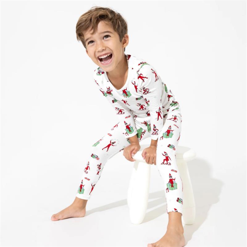 Bellabu Bear - The Elf On The Shelf Bamboo Kids Pajamas  Image 2