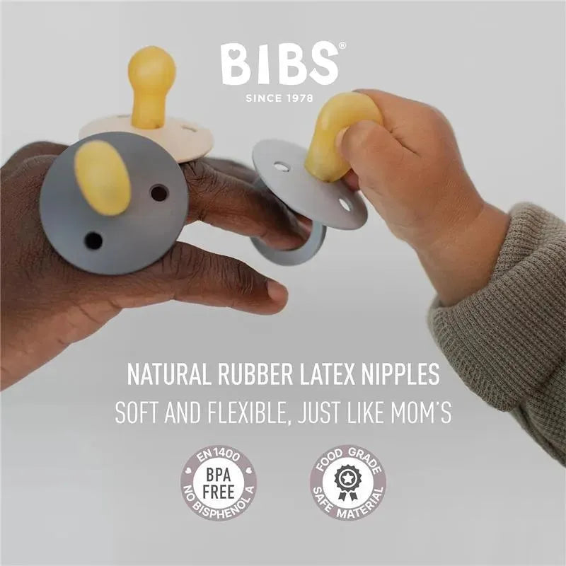 Bibs - Pacifiers 0-6 Months, 3-Pack Soothers, BPA-Free Symmetrical Nipple, Blush Image 4