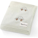 Bleu La La - 100% Luxury Cotton Receiving Swaddle Baby Blanket, Cars Cream Image 1