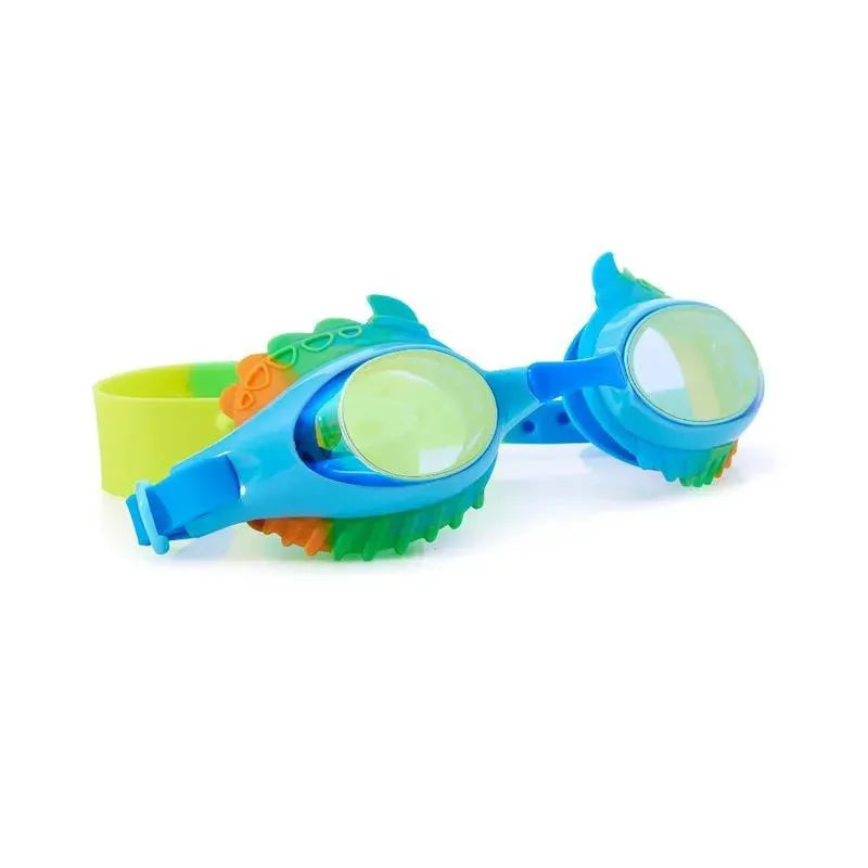 Bling 2O - Dylan The Dinosaur Swim Goggle, Jurrassic Hybird Light Blue Image 1