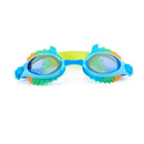 Bling 2O - Dylan The Dinosaur Swim Goggle, Jurrassic Hybird Light Blue Image 2