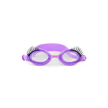 Bling 2O - Girls' Glam Splash Lash Swimming Goggles with UV Protection, Ages 3+, Purple Image 1