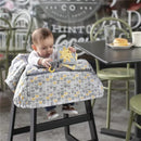 Boppy - Shopping Cart and High Chair Cover, Sunshine Yellow and Gray Chevron with Changeable SlideLine and Seatbelt Image 3