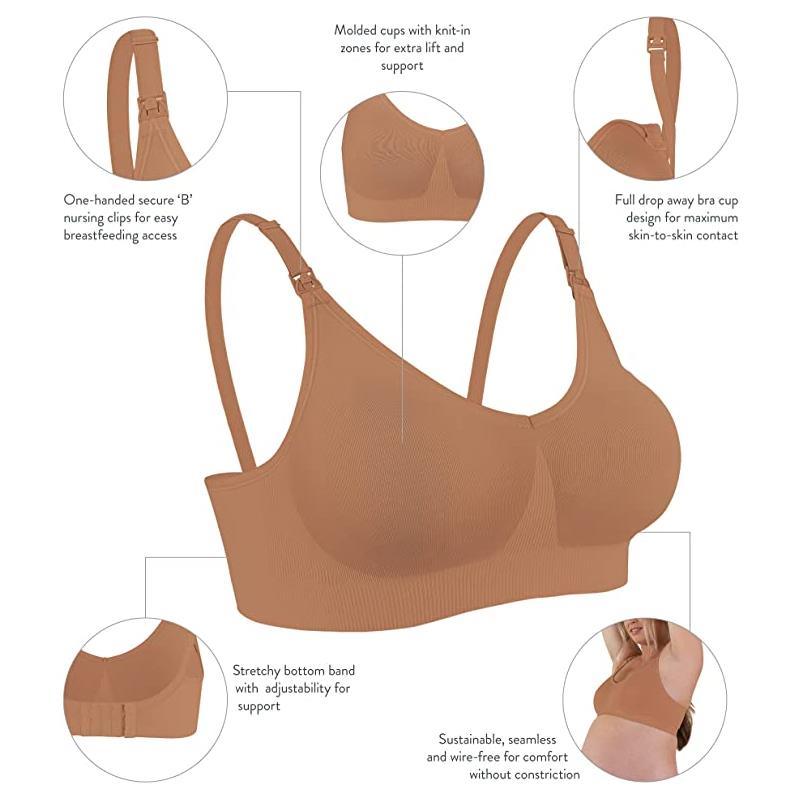 BRAVADO - body silk seamless nursing bra - Cinnamon