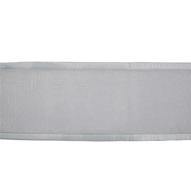 BreathableBaby - Classic Breathable Mesh Crib Liner, Gray