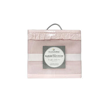 BreathableBaby - Breathable Mesh Crib Liner, Deluxe Ruffle Collection, Blush Image 2