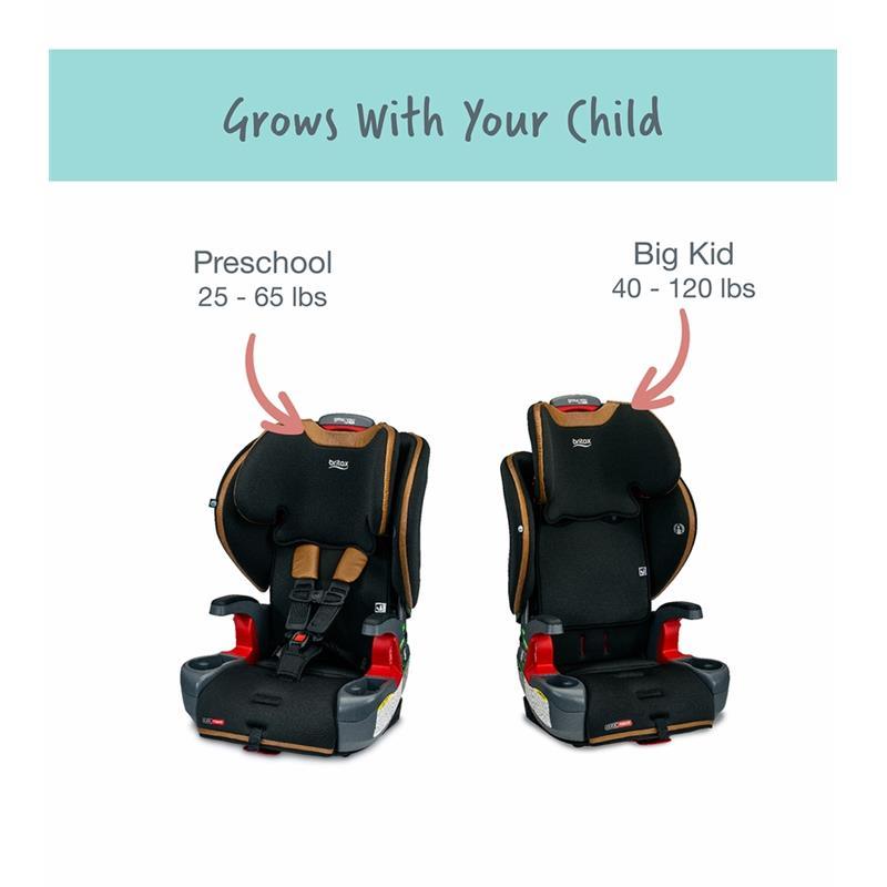 Britax Grow With You ClickTight Premium Harness Booster Car Seat, Ac