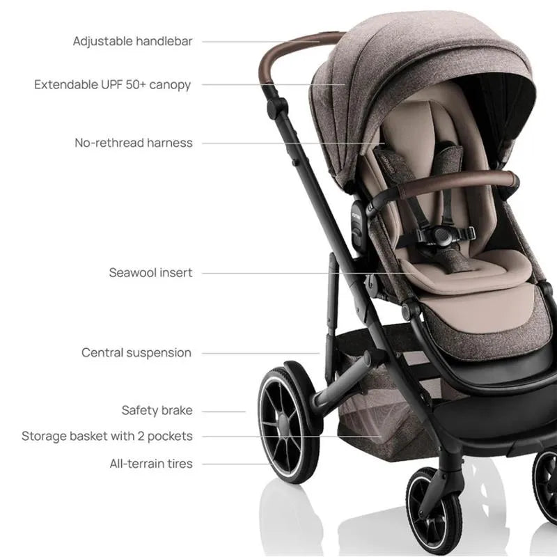 Romer - Tura Single Stroller, Truffle Image 4