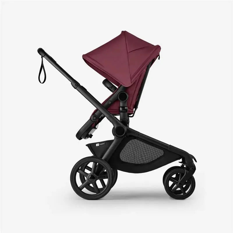 Bugaboo - Kangaroo Complete Stroller, Black/Dark Cherry Image 2