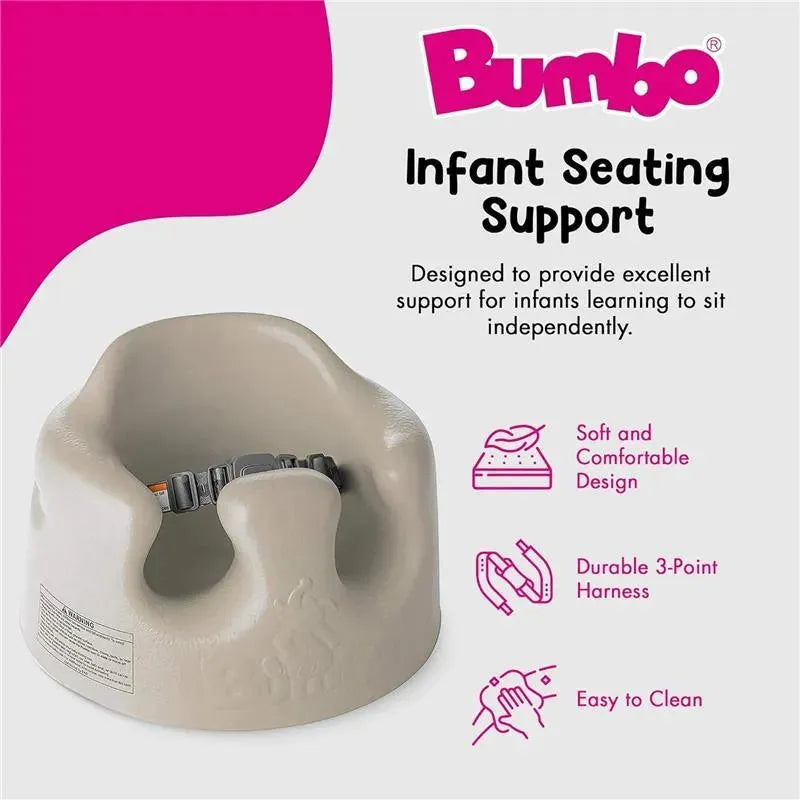 Bumbo Distribution - Infant Floor Seat Baby Sit Up Chair, 3 to 12 Months, Taupe Image 4