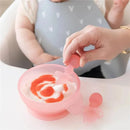 Bumkins - Baby Utensils Set, Chewtensils Silicone, Pink Jelly Image 3