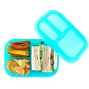 Bumkins - Bumkins Snack/Lunch Bento Box, 3 Compartment Container, Blue Jelly Image 1