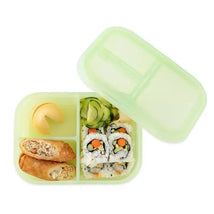 Bumkins - Bumkins Snack/Lunch Bento Box, 3 Compartment Container, Green Jelly Image 1