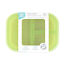 Bumkins - Bumkins Snack/Lunch Bento Box, 3 Compartment Container, Green Jelly Image 6