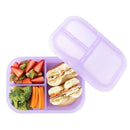 Bumkins - Bumkins Snack/Lunch Bento Box, 3 Compartment Container, Purple Jelly Image 1