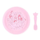 Bumkins - Disney Baby and Toddler Silicone Plate and Spoon Set, 6 Months Up, Princess Image 1