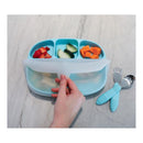 Bumkins - Grip Dish And Stretch Lid, Blue Image 9