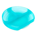 Bumkins - Toddler and Baby Suction Plate, Silicone Divided Grip Dish, Blue Jelly Image 1