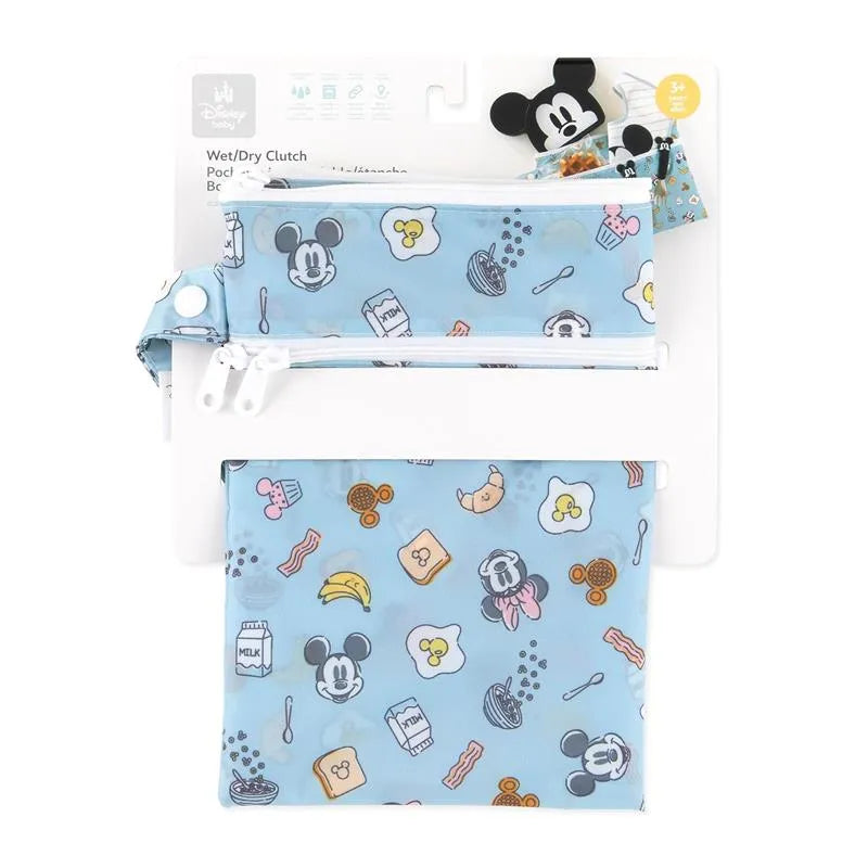 Bumkins - Wet/Dry Clutch, Mickey and Minnie Mouse Image 2