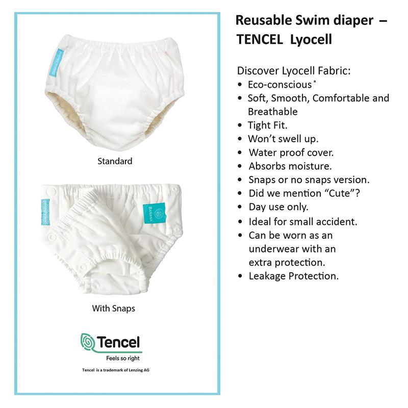 SwimSchool Reusable Swim Diaper cover Baby 12 Months