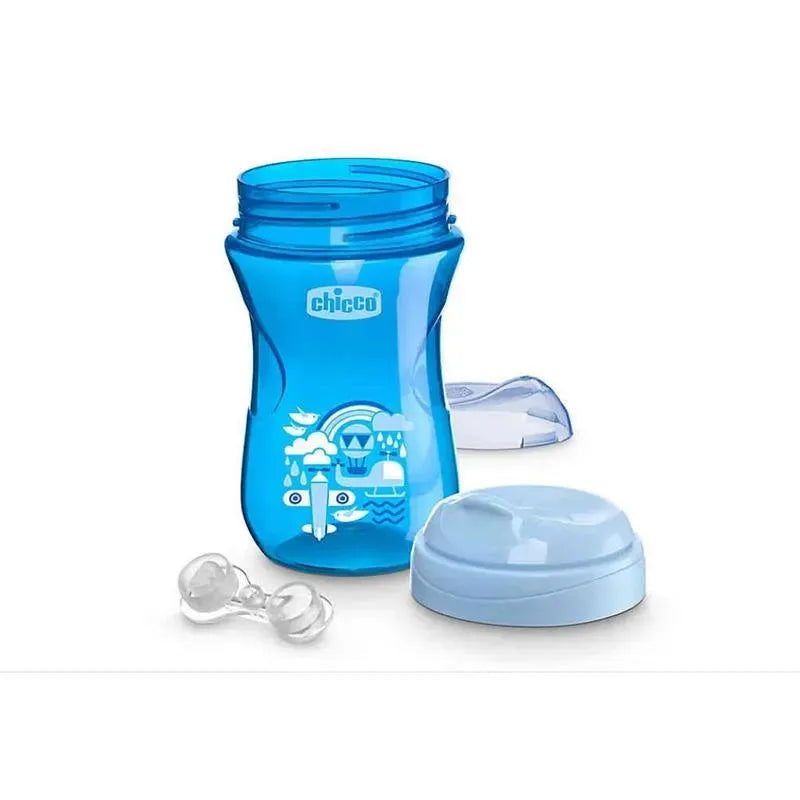 Chicco Silicone Spout Transition Sippy Cup 7oz 4m+, Blue