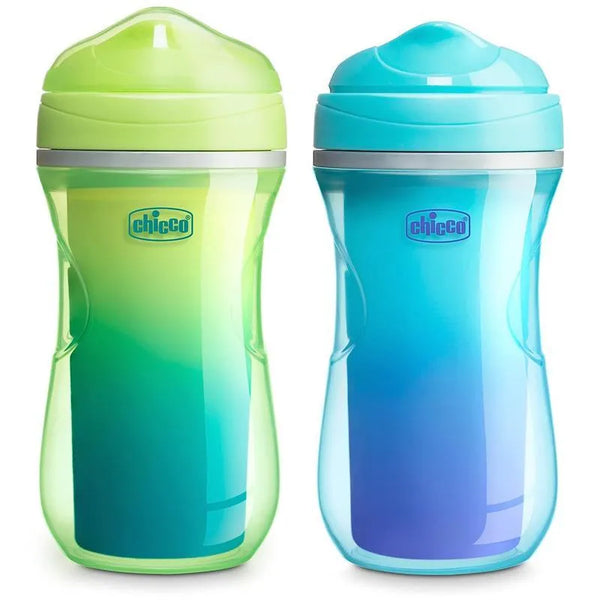 Cudlie Baby Boy 2 Pack 10 Oz Hard Spout Sippy Cup for Toddler, Paw Patrol