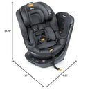 Chicco - Fit360 Cleartex Rotating Convertible Car Seat, Slate Image 3