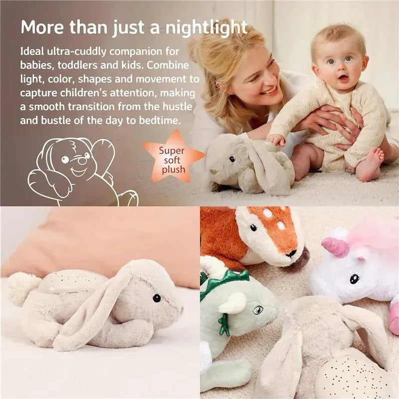 Cloud B - Calming Nightlight Star Projector, 3 Colors, 3 Constellations, Auto-Shutoff, Bunny Image 3