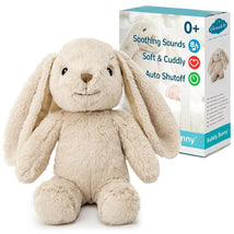 Cloud B - Soothing Sound Machine, Cuddly Stuffed Animal, 4 Soothing Sounds, Bubbly Bunny Image 1
