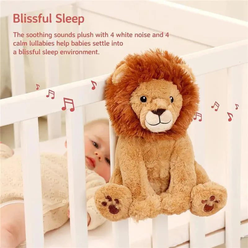 Cloud B - Soothing Sound Machine, Cuddly Stuffed Animal, 4 Soothing Sounds, Louis The Lion Image 6