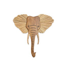Crane - Baby Safari Nursery Décor, Wooden Animal Wall Décor, Elephant Image 1