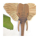 Crane - Baby Safari Nursery Décor, Wooden Animal Wall Décor, Elephant Image 4
