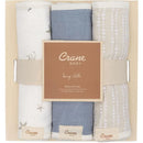 Crane Bedding - Cove 3-Pc. Baby Burp Cloth Set, Ocean Image 4