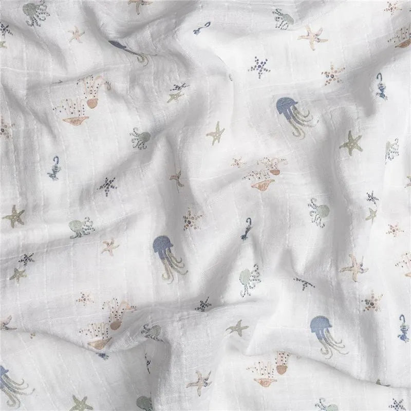 Crane Bedding - Cove 3-Pc. Swaddle Set, Sea Life Image 10