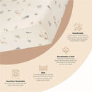 Crane Bedding - Cove Fitted Crib Sheet, Sea Life Image 3