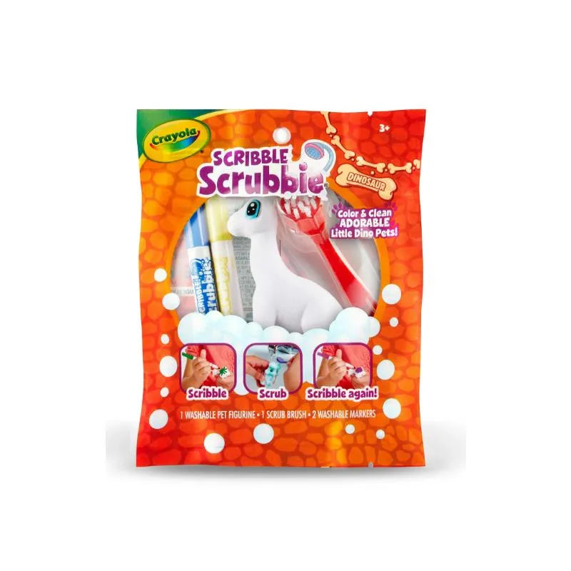 Crayola - 1 Ct Scribble Scrubbie, Dinosaur Image 1