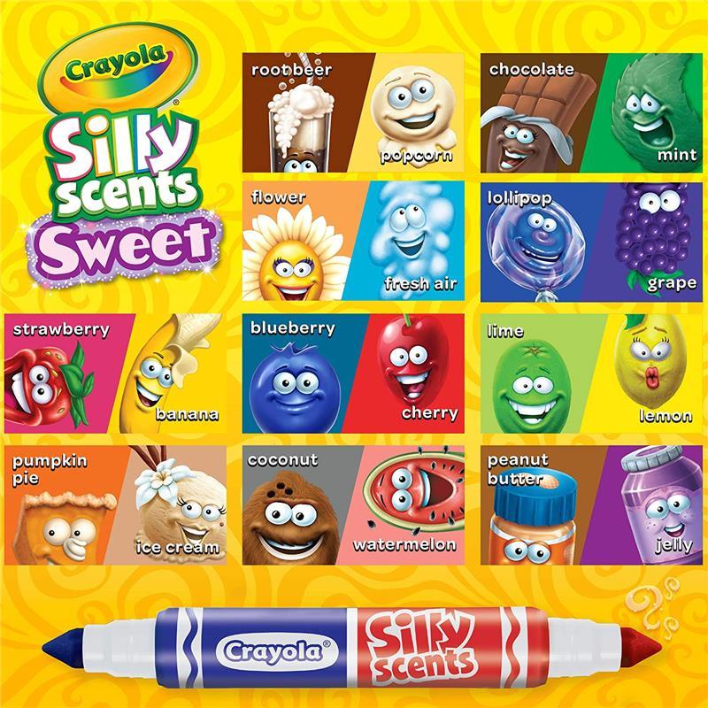 Crayola Dual-Ended Silly Scented Washable Markers